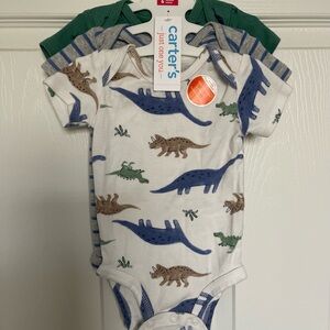 Carter's Dino Adventure Bodysuit - Blue, Green, Brown